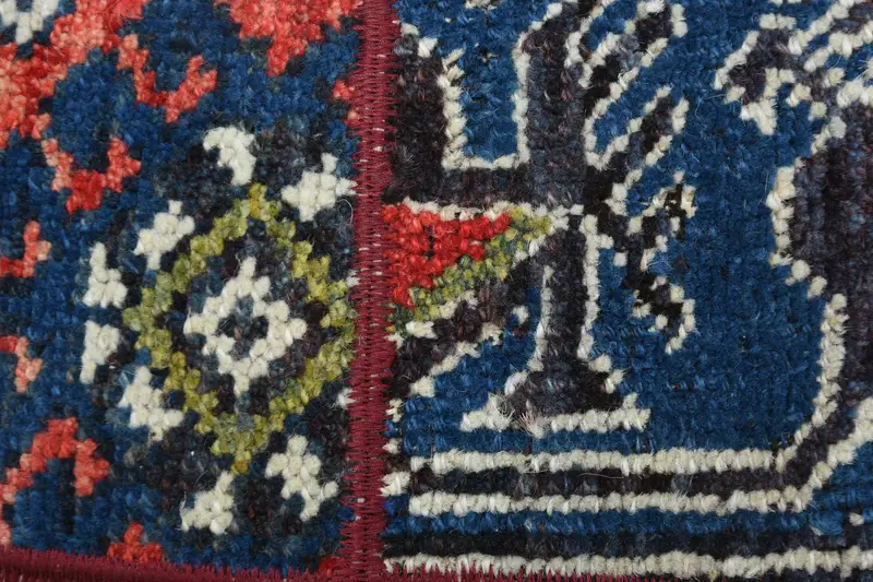 Kilim Pillow Cover, Ethnic Throw Cushion, Pillow for Sofa, 16x16 Blue Pillow Sham, Pillow Sham, Toss Pillow, Boho Pillow Sham Cover - 3
