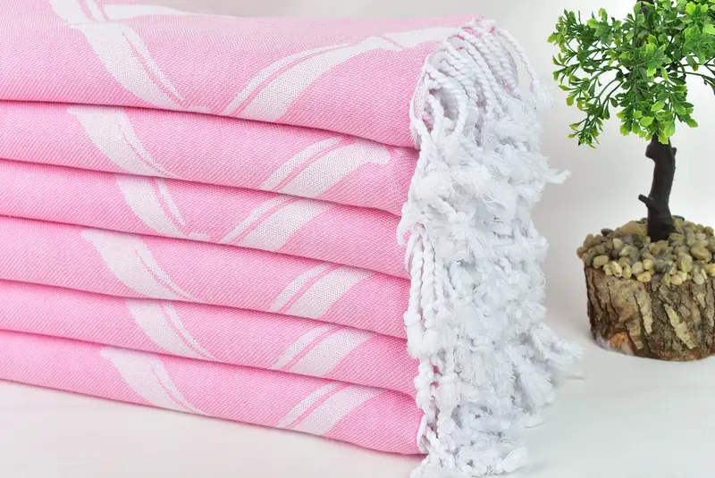 Turkish bath towel, Bridesmaid Proposal Gift, Cotton towel, Organic Turkish towel, 70x40 Cotton Bamboo Branch Patterned Towel, Hammam Towel USA - 5