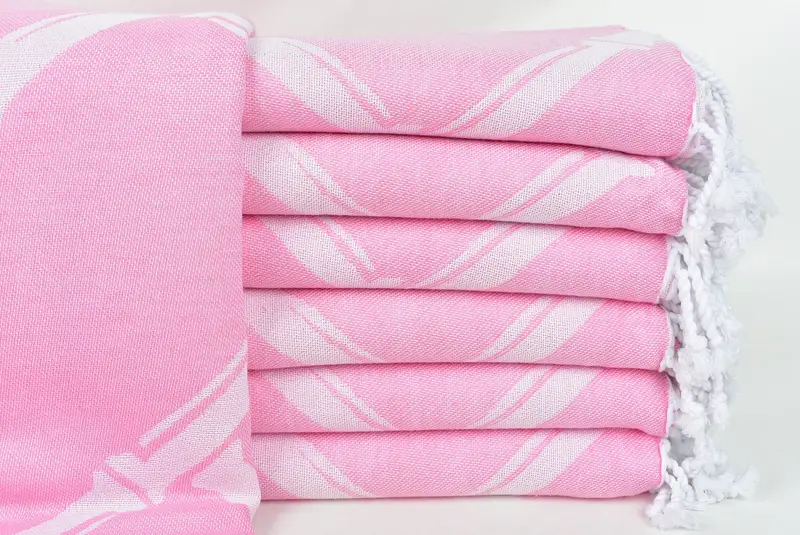 Turkish bath towel, Bridesmaid Proposal Gift, Cotton towel, Organic Turkish towel, 70x40 Cotton Bamboo Branch Patterned Towel, Hammam Towel USA - 3