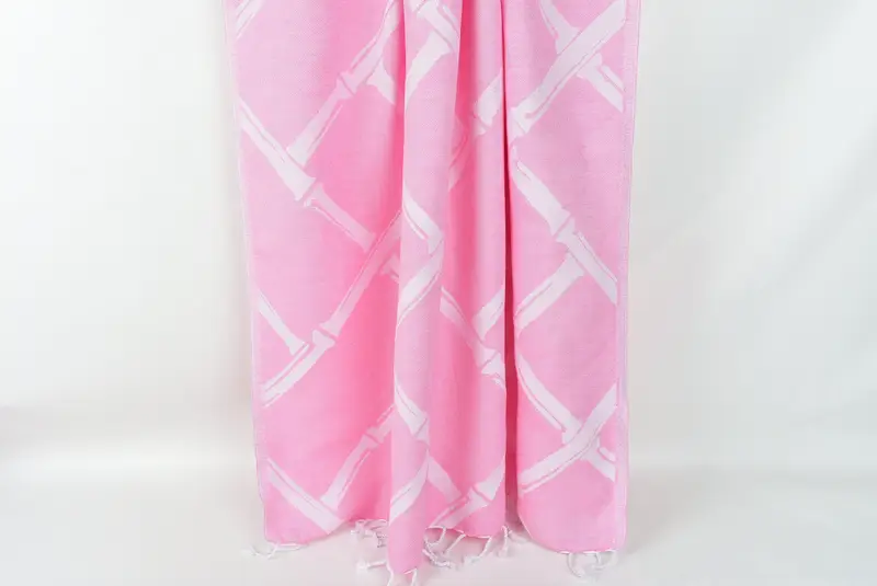 Turkish bath towel, Bridesmaid Proposal Gift, Cotton towel, Organic Turkish towel, 70x40 Cotton Bamboo Branch Patterned Towel, Hammam Towel USA - 2