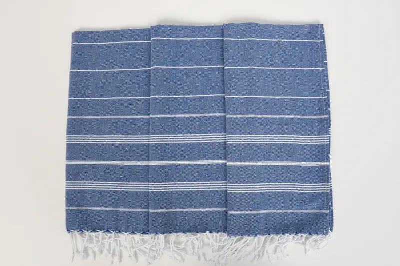Regalo para él, regalo para la novia, toalla de cocina monogram, toalla a rayas de algodón de 38x18, toalla de cocina, regalo de verano, toalla personalizada, regalo hecho a mano - 7