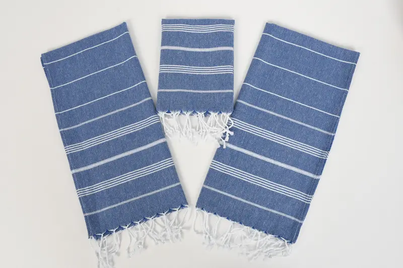 Regalo para él, regalo para la novia, toalla de cocina monogram, toalla a rayas de algodón de 38x18, toalla de cocina, regalo de verano, toalla personalizada, regalo hecho a mano - 6