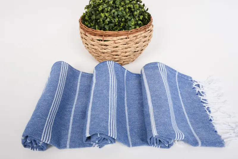 Regalo para él, regalo para la novia, toalla de cocina monogram, toalla a rayas de algodón de 38x18, toalla de cocina, regalo de verano, toalla personalizada, regalo hecho a mano - 8
