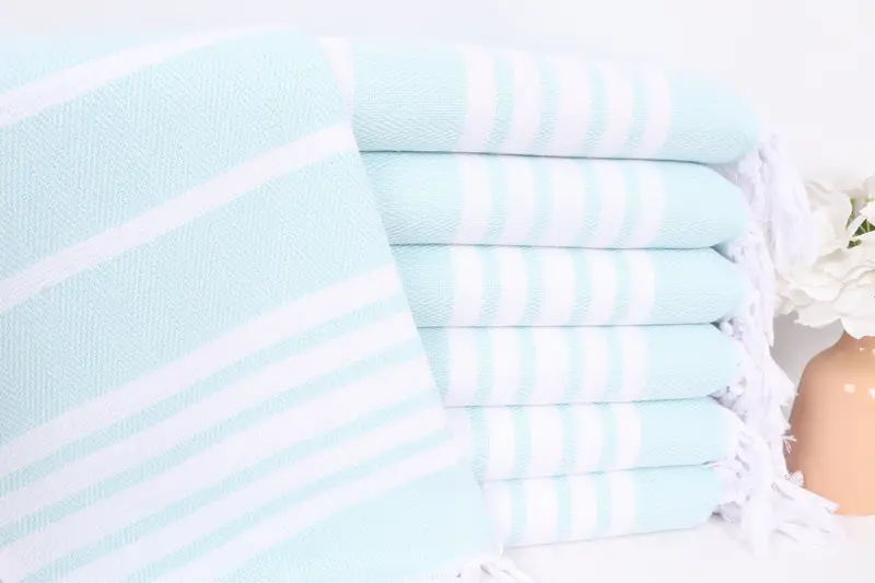 40x20 Cotton Zig zag Towel, Turkish Towel Monogram, Anniversary Gift For Her, Personalized Kitchen Towel, Kitchen Towel, Small Bath Towels - 1