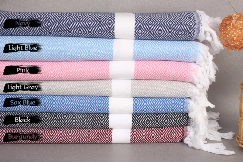 40x18 Cotton Diamond Towel, Personalized Gift, Bridesmaid Gifts, Bachelorette Party Gifts Bridesmaids, Monogram Kitchen Towel, Custom Gifts - 1