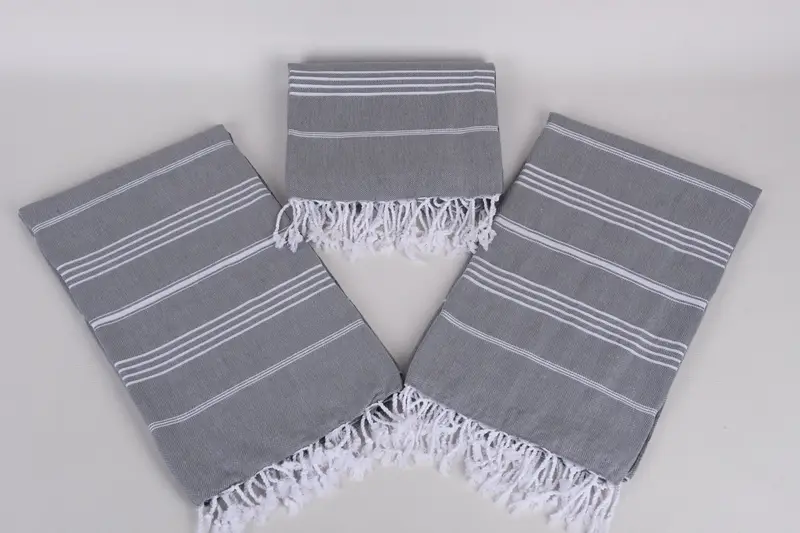 Bachelorette Party Gift, Memorial Gift, Quick-dry towel, Beach Towel Personalized, Gym Towel, 70x40 Cotton Striped Towel, Organic Turkish towel - 6