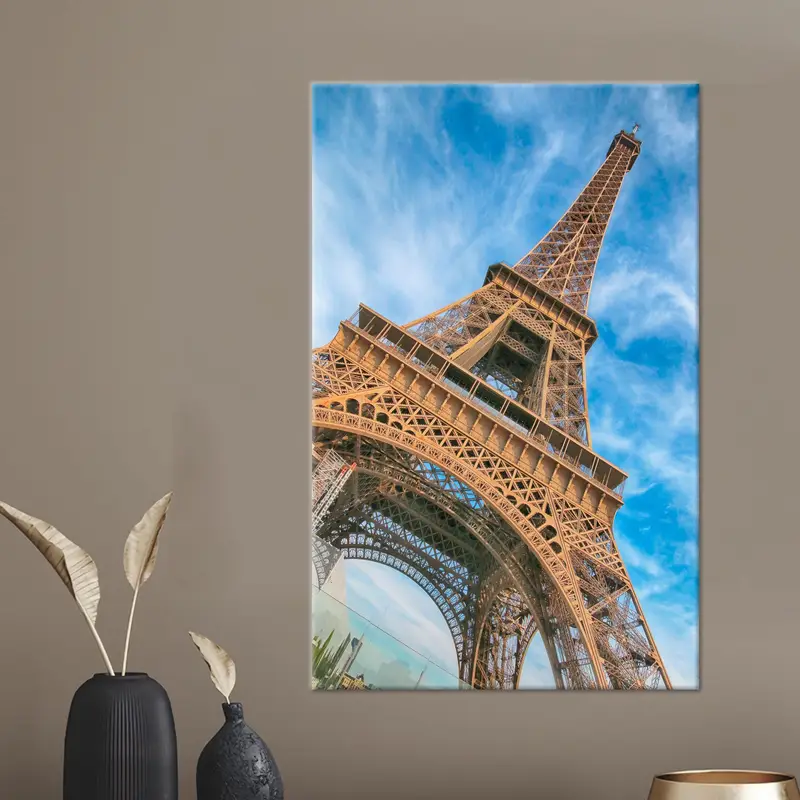 Eiffel Tower Paris France Canvas Print - Elegant Decor