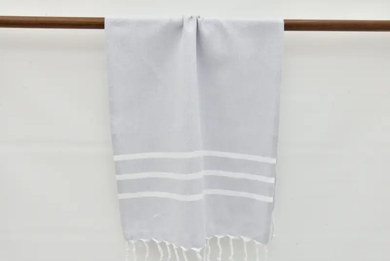 Gift For Wedding Day, Bathroom Towels, Bridesmaid Gifts, Custom Tea Towel, Wedding Gift, 40x18 Cotton Striped Towel, Spooky Bachelorette Party Gifts - 2