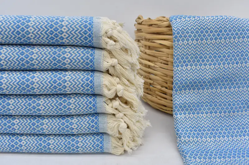 Turkish Towel Beach, 70x38 Cotton Diamond Towel, Spa Gift, Wedding Hand Made Gift, Travel Towel, Wedding Gifts Towel, Monogram Towels, Travel towel - 2