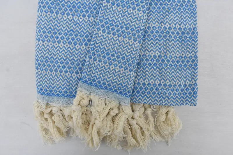 Turkish Towel Beach, 70x38 Cotton Diamond Towel, Spa Gift, Wedding Hand Made Gift, Travel Towel, Wedding Gifts Towel, Monogram Towels, Travel towel - 4