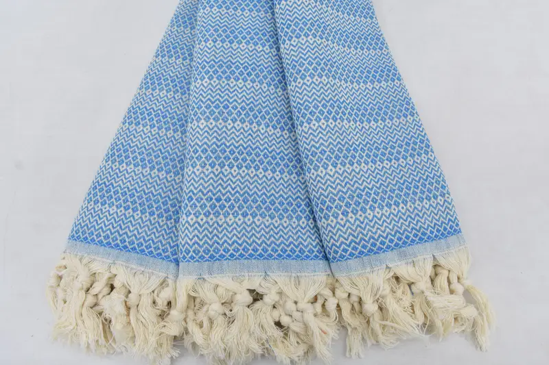 Turkish Towel Beach, 70x38 Cotton Diamond Towel, Spa Gift, Wedding Hand Made Gift, Travel Towel, Wedding Gifts Towel, Monogram Towels, Travel towel - 3