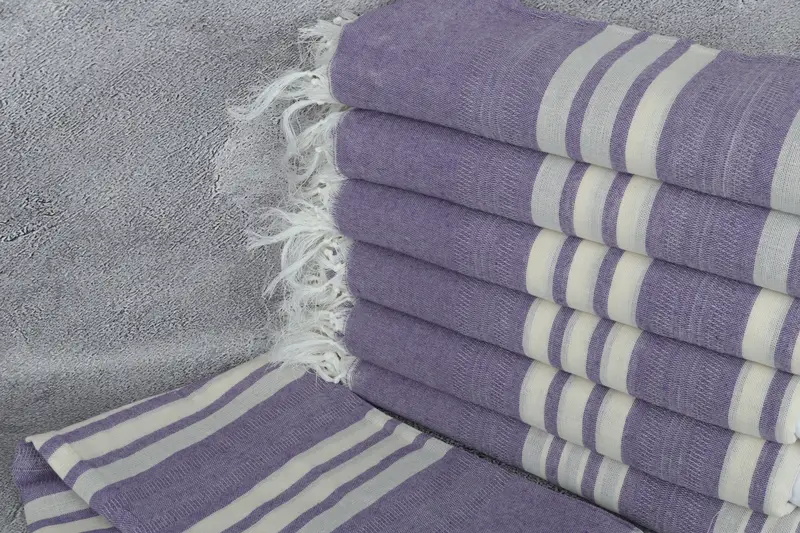 Beach Towel Bulk, Quick-dry peshtemal, Beach Wedding Favor, Anniversary Gift For Her, Wedding Gift, Wedding Gifts Towel, 68x40 Cotton Striped Towel - 2
