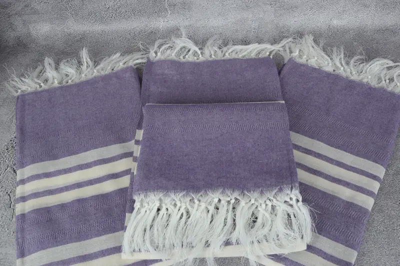Beach Towel Bulk, Quick-dry peshtemal, Beach Wedding Favor, Anniversary Gift For Her, Wedding Gift, Wedding Gifts Towel, 68x40 Cotton Striped Towel - 4
