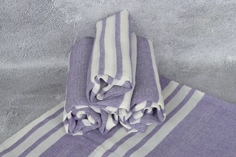 Beach Towel Bulk, Quick-dry peshtemal, Beach Wedding Favor, Anniversary Gift For Her, Wedding Gift, Wedding Gifts Towel, 68x40 Cotton Striped Towel - 7