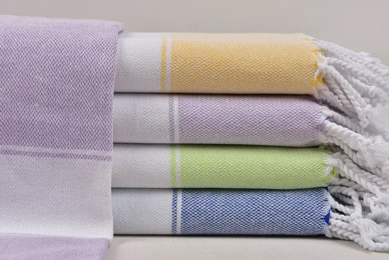 Lightweight Turkish towel, Bridesmaid Gifts Personalized, Custom Turkish Towel, 70x40 Cotton Striped Towel, Bath towel, Turkish Towel USA - 1
