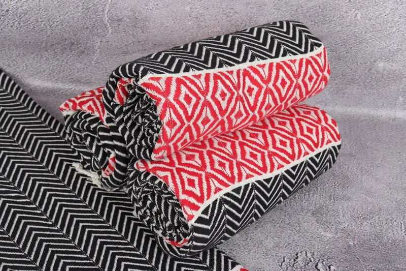 Housewarming Gift, Lightweight towel, Pool Towels, 70x40 Cotton Chevron Towel, Personalized Gift, Bridesmaid Favors, Vegas Bachelorette Party Favors - 7
