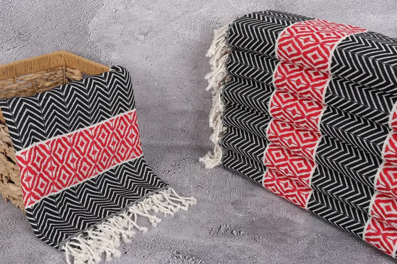 Housewarming Gift, Lightweight towel, Pool Towels, 70x40 Cotton Chevron Towel, Personalized Gift, Bridesmaid Favors, Vegas Bachelorette Party Favors - 3