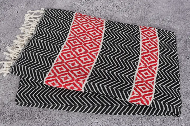 Housewarming Gift, Lightweight towel, Pool Towels, 70x40 Cotton Chevron Towel, Personalized Gift, Bridesmaid Favors, Vegas Bachelorette Party Favors - 6