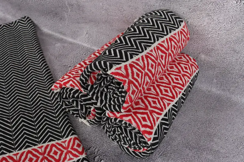 Housewarming Gift, Lightweight towel, Pool Towels, 70x40 Cotton Chevron Towel, Personalized Gift, Bridesmaid Favors, Vegas Bachelorette Party Favors - 8