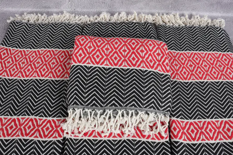 Housewarming Gift, Lightweight towel, Pool Towels, 70x40 Cotton Chevron Towel, Personalized Gift, Bridesmaid Favors, Vegas Bachelorette Party Favors - 4