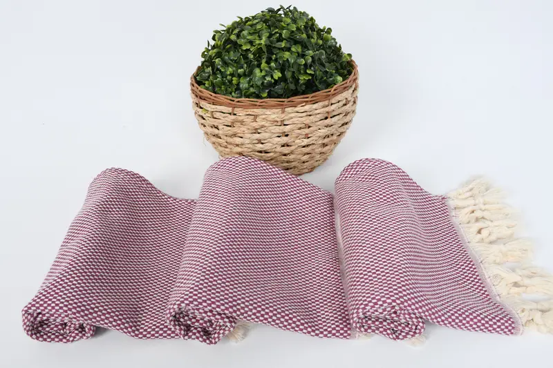 Mutfak havlu, onun için yıldönümü hediyesi, düğün iyilikleri, 40x18 pamuklu polka nokta havlu, düğün hediyesi mutfak havlu, monogram el havlu, yaz havlu - 8