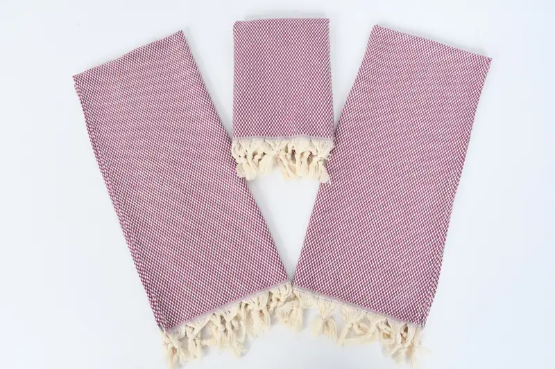 Mutfak havlu, onun için yıldönümü hediyesi, düğün iyilikleri, 40x18 pamuklu polka nokta havlu, düğün hediyesi mutfak havlu, monogram el havlu, yaz havlu - 6