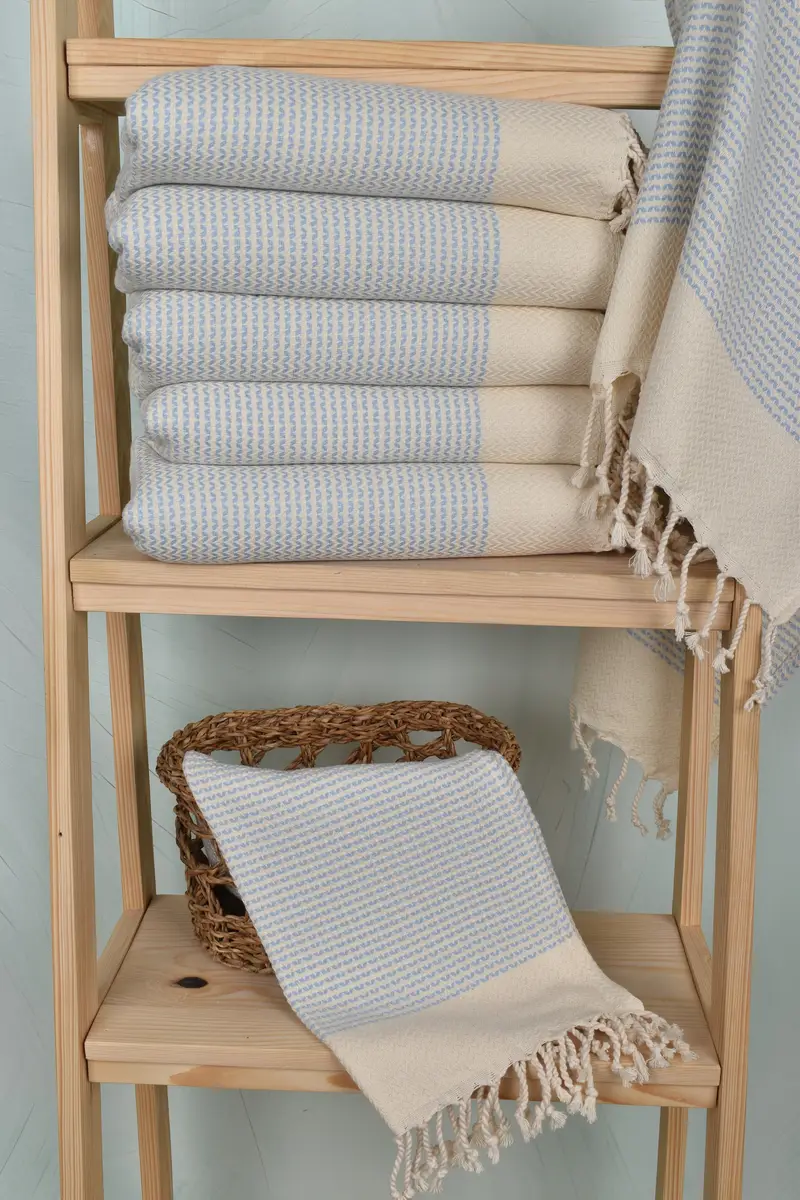Organic Towel, Personalized Hand Towel, 40x20 Cotton Diamond Towel, Travel Towel, Custom Hand Towel, Bridesmaid Gifts Personalized, Kitchen Towel - 3