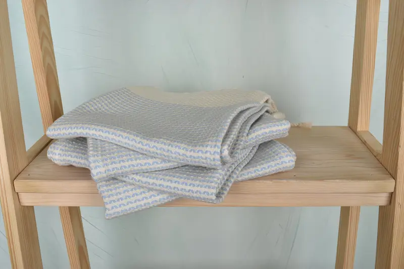 Organic Towel, Personalized Hand Towel, 40x20 Cotton Diamond Towel, Travel Towel, Custom Hand Towel, Bridesmaid Gifts Personalized, Kitchen Towel - 7