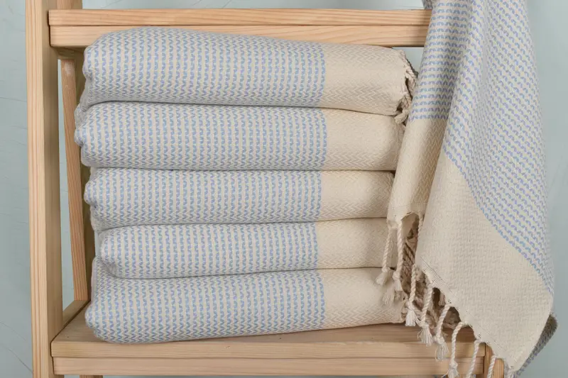 Organic Towel, Personalized Hand Towel, 40x20 Cotton Diamond Towel, Travel Towel, Custom Hand Towel, Bridesmaid Gifts Personalized, Kitchen Towel - 2