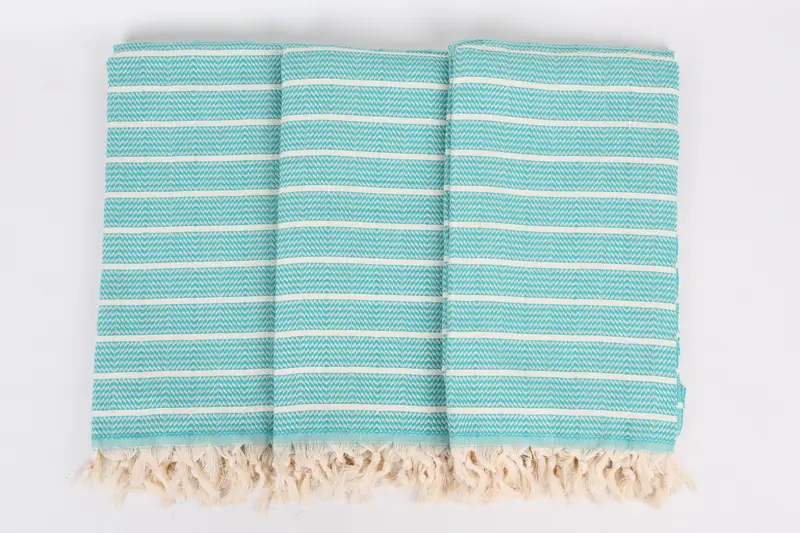 House Warming Gift, Turkish hand towel, Beach towel, Girls Weekend Getaways Gifts, 70x40 Cotton Striped Towel, Thin towel, Pool Towels, Yoga Towel - 7