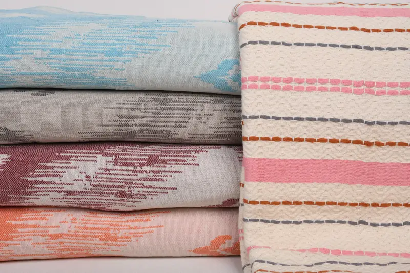 Wedding Favors, Throw Blanket Couch, Gift For Wedding Day, 80x60 Cotton Set of 5 Towel, Bachelorette Party Gifts, Organic Throw, Woven Blanket - 2