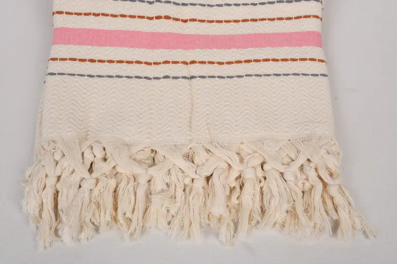 Wedding Favors, Throw Blanket Couch, Gift For Wedding Day, 80x60 Cotton Set of 5 Towel, Bachelorette Party Gifts, Organic Throw, Woven Blanket - 4