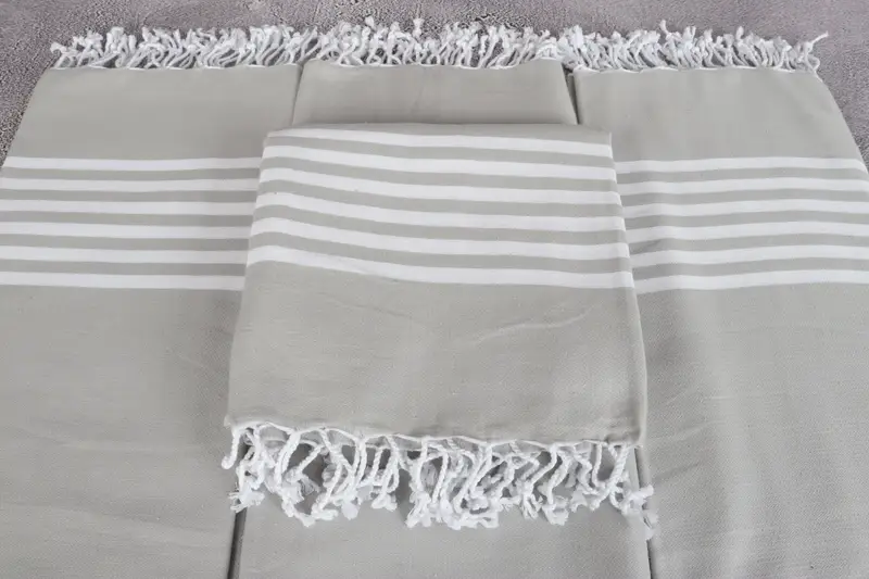 Personalized Gifts, Bridesmaid Gift Towel, Bachelorette Party Favors Beach, Organic Towel, 70x40 Cotton Striped Towel, Bachelorette Party Favors - 4