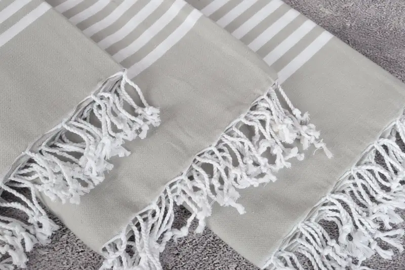 Personalized Gifts, Bridesmaid Gift Towel, Bachelorette Party Favors Beach, Organic Towel, 70x40 Cotton Striped Towel, Bachelorette Party Favors - 5