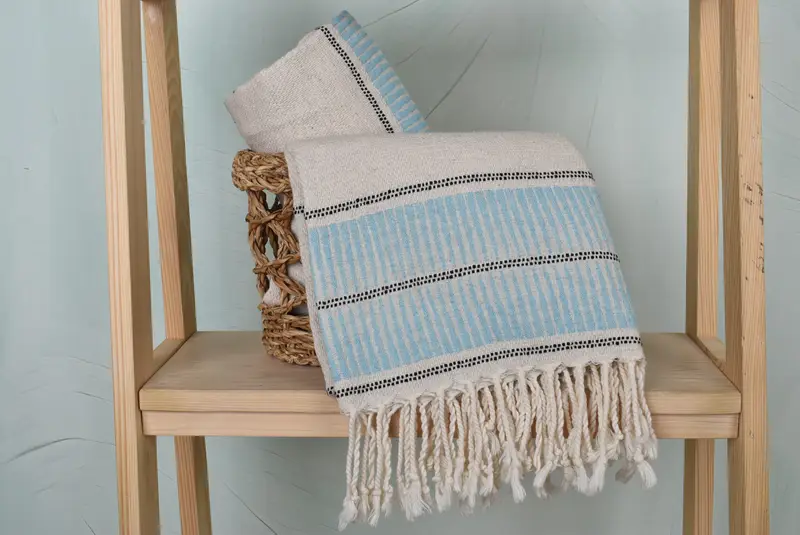 Monogram Towels, Eco-friendly Turkish peshtemal towel, 70x40 Linen Striped Towel, Lightweight towel, Gift Boxes Towel, Hammam towel, Absorbent towel - 4