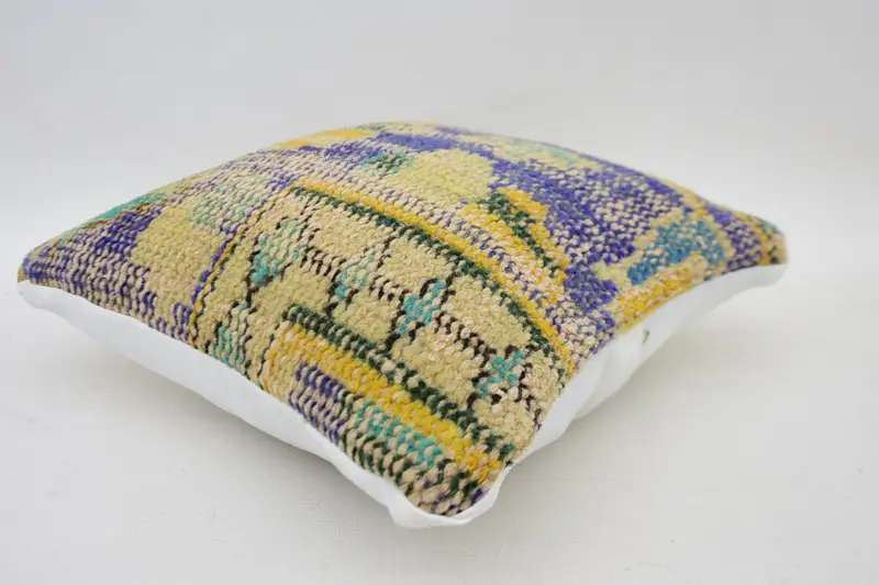 Chair Pillow Case, Handmade Kilim Cushion, Kilim Pillow, 12x12 Orange Pillow, Custom Cushion Case, Christmas Cushion Case, Boho Pillow, Cushion Case - 6