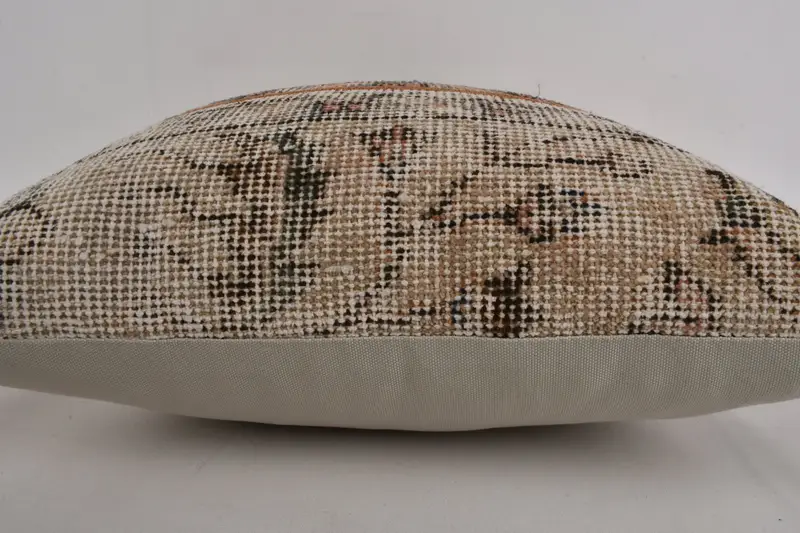 Embroidered Patchwork Pillow, 20x20 Inches Decorative Cushion - 5