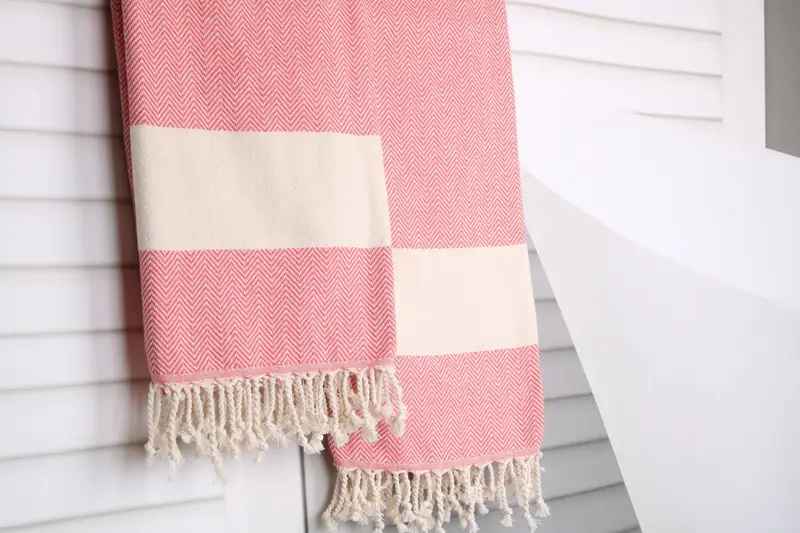 Birthday Gift, Beach Towel Bulk, Bachelorette Gifts, Personalized Turkish Towel, Turkish Towel Set, Hammam Towel USA, 70x40 Cotton Herringbone Towel - 8
