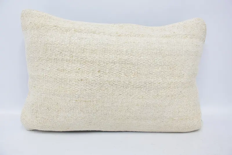 Kilim Rug Cushion Cover, 16x24 White Cushion Case, Kilim Rug Cushion Case, Kilim Cushion Sham, Kilim Pillow, Pillow for Couch, Pillow - 1