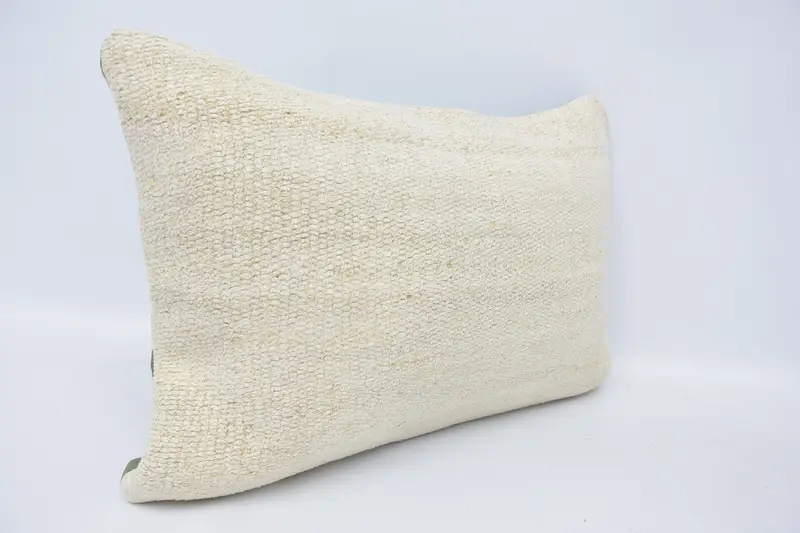 Kilim Rug Cushion Cover, 16x24 White Cushion Case, Kilim Rug Cushion Case, Kilim Cushion Sham, Kilim Pillow, Pillow for Couch, Pillow - 3