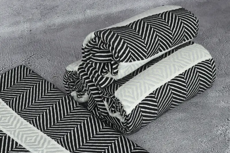 Monogram Turkish Towel, Turkish bath towel, Handmade Turkish Towel, Welcome Wedding Gift, Antibacterial Turkish peshtemal towel, Custom Towel - 8