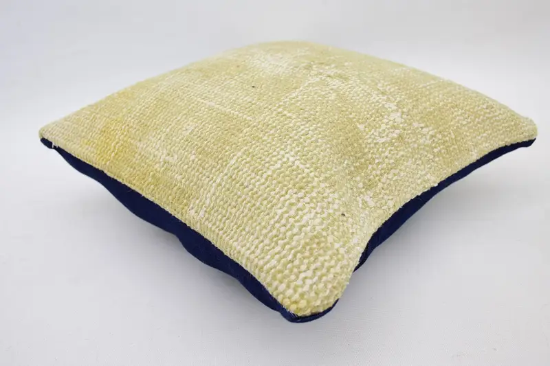 14x14 Beige Pillow Sham, Vintage Pillow, Gift Pillow, Pillow, Crochet Pattern Pillow, Interior Designer Pillow, Authentic Cushion Case - 6