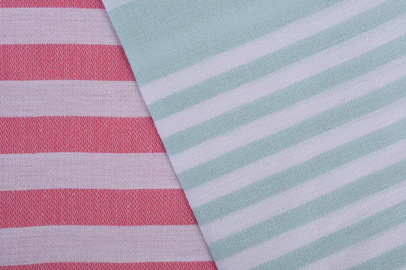 Yoga Towel, Organic Cotton Towel, 68x36 Cotton Striped Towel, Personalized Beach Towel, Custom Wedding Gift, Bathroom Towel, Bachelorette Party Gift - 5