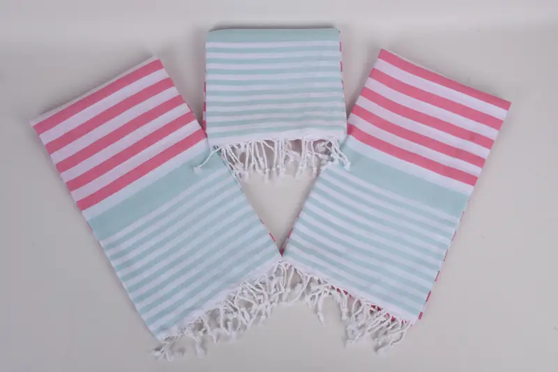 Yoga Towel, Organic Cotton Towel, 68x36 Cotton Striped Towel, Personalized Beach Towel, Custom Wedding Gift, Bathroom Towel, Bachelorette Party Gift - 6