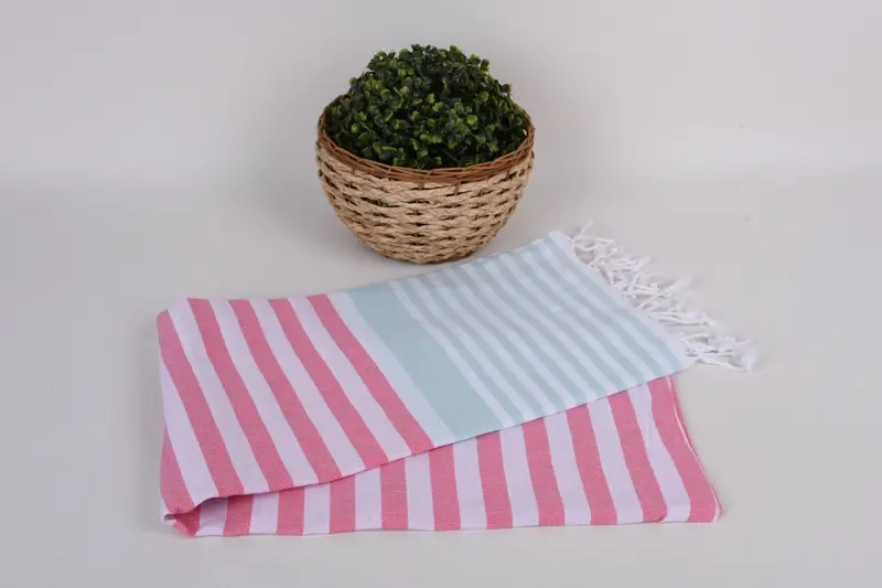 Yoga Towel, Organic Cotton Towel, 68x36 Cotton Striped Towel, Personalized Beach Towel, Custom Wedding Gift, Bathroom Towel, Bachelorette Party Gift - 4