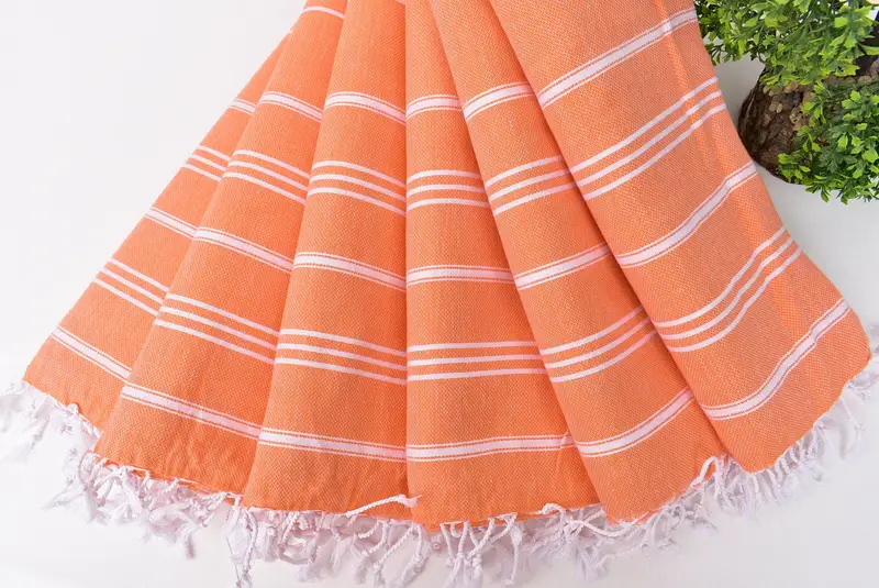 Bathroom Towels, Monogrammed Hand Towel, Wedding Gift, 40x24 Cotton Striped Towel, Wedding Day Gift For Bride, Custom Wedding Gift From Bridesmaid - 4