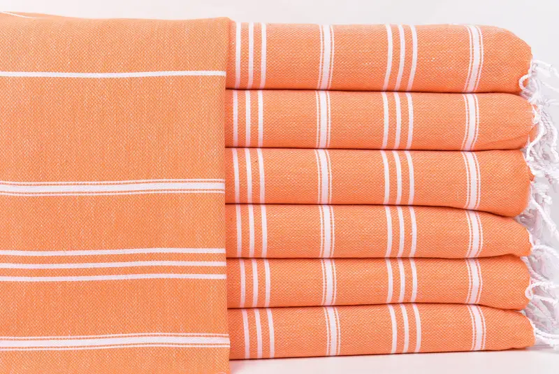 Bathroom Towels, Monogrammed Hand Towel, Wedding Gift, 40x24 Cotton Striped Towel, Wedding Day Gift For Bride, Custom Wedding Gift From Bridesmaid - 1