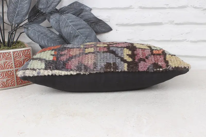 Pet Cushion Cover, 8x16 Blue Cushion, Turkish Kilim Pillow, Home Decor Pillow, Toss Cushion, Antique Pillows, Cushion Cover - 5