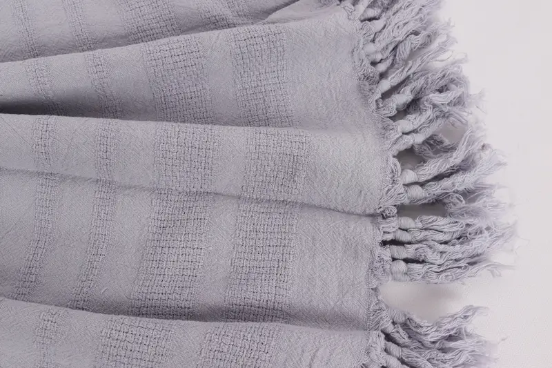 Housewarming Gift, 96x68 Cotton Stonewashed Striped Towel, Shower Curtain, Personalized Gifts, Couch Throw Blanket, Custom Wedding Gifts - 8