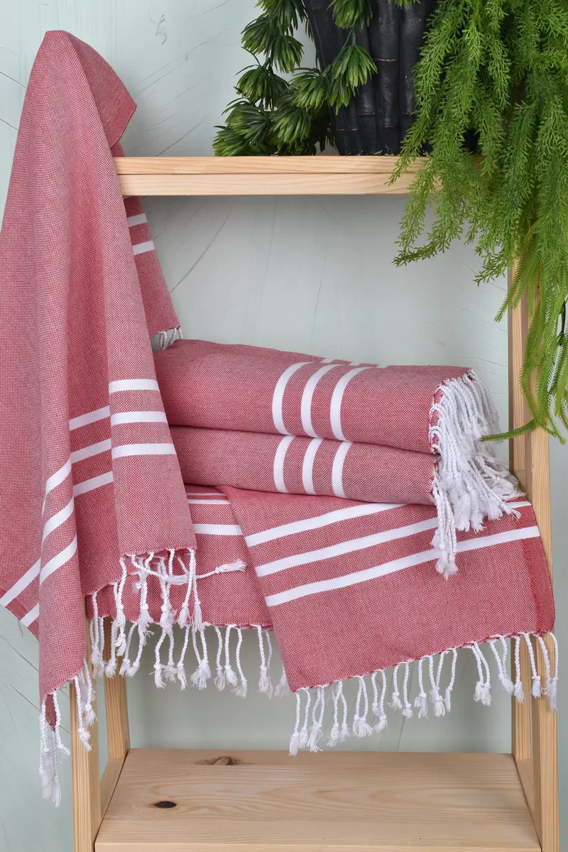 Decorative Towel, Wedding Shower Gift, Turkish Hand Towel, Wedding Gift, Housewarming Gift, Personalized Kitchen Towel, 40x24 Cotton Striped Towel - 6